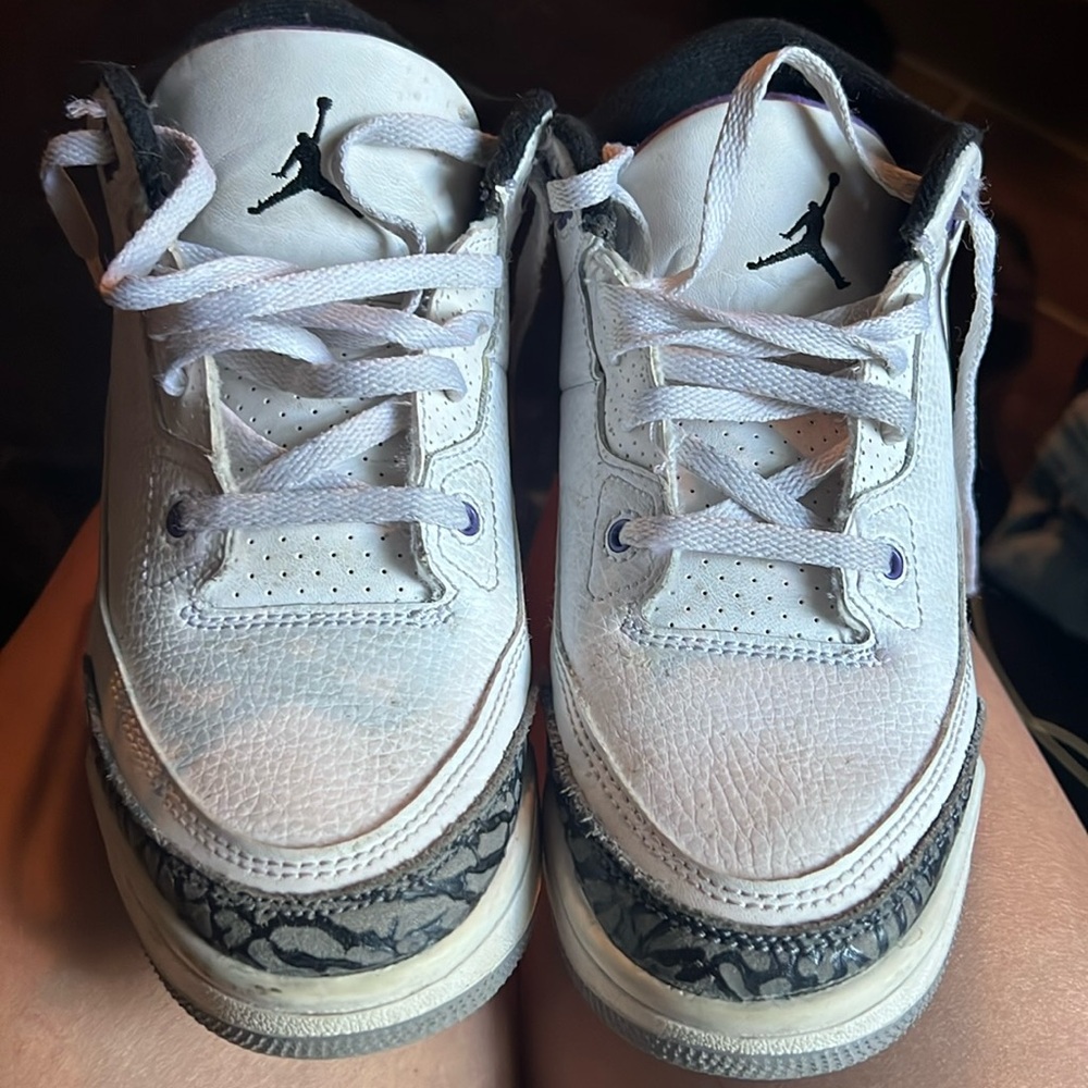 Purple Jordan’s. 2y big girls